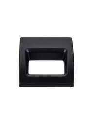 Tango 1 1/8 inch Finger Pull in Flat Black.